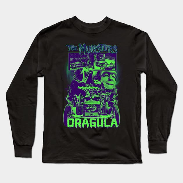The Munsters. Dragula. (Version 1) Long Sleeve T-Shirt by The Dark Vestiary